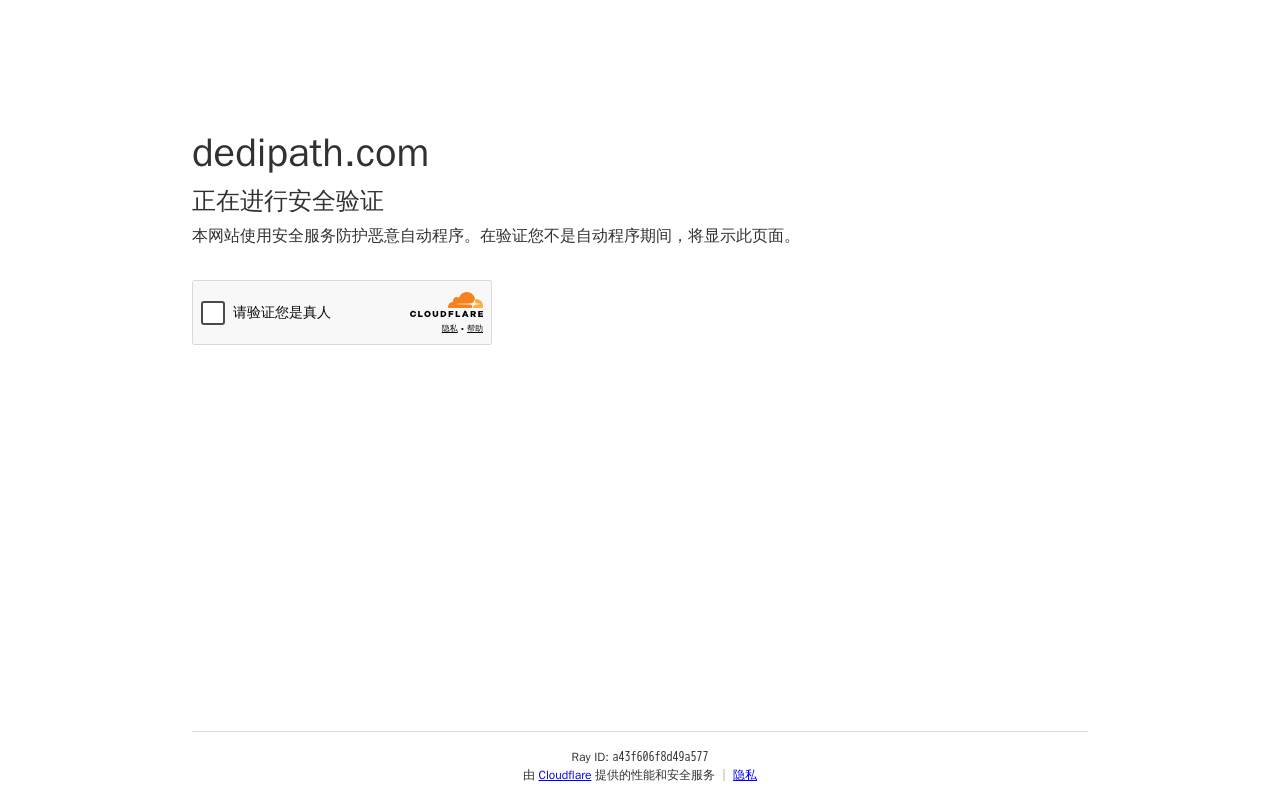 DediPath 官网截图